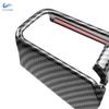 2 Pcs Car Interior Steering Wheel Cover Trim Sticker Accessories Carbon Fiber Texture For Porsche Cayenne