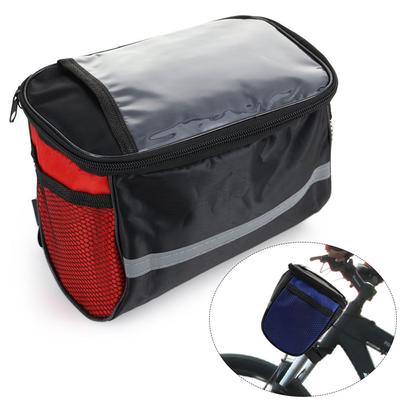 Outdoor Reflective Cycling Equipment Bike Handlebar Bag Front Tube Basket Bicycle Bag Pannier