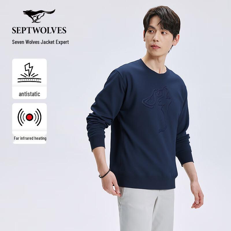 

Septwolves Men s Fleece Crew Neck Sweatshirt 3XL