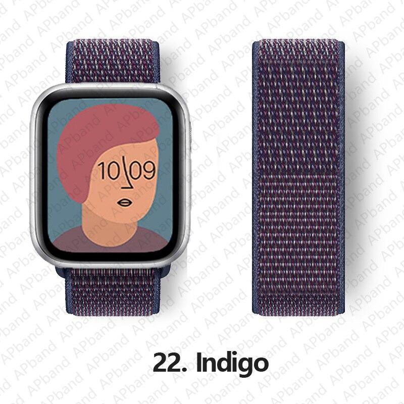 Nylon Band Voor Apple horlogeband 44mm 40mm 42mm 38mm 41mm 45mm 41 45 smartwatch polsband riem lus armband iWatch 3 4 5 se 6 7