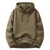 Fashion Sweater Men's New Spring, Autumn and Winter Solid-colour Padded and Thickened Hoodie Tide Couple Round Neck Jacket Tops