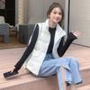 Fashionable  Cotton Vest with Stand Collar Stylish Sleeveless Korean Version Autumn Winter Jacket