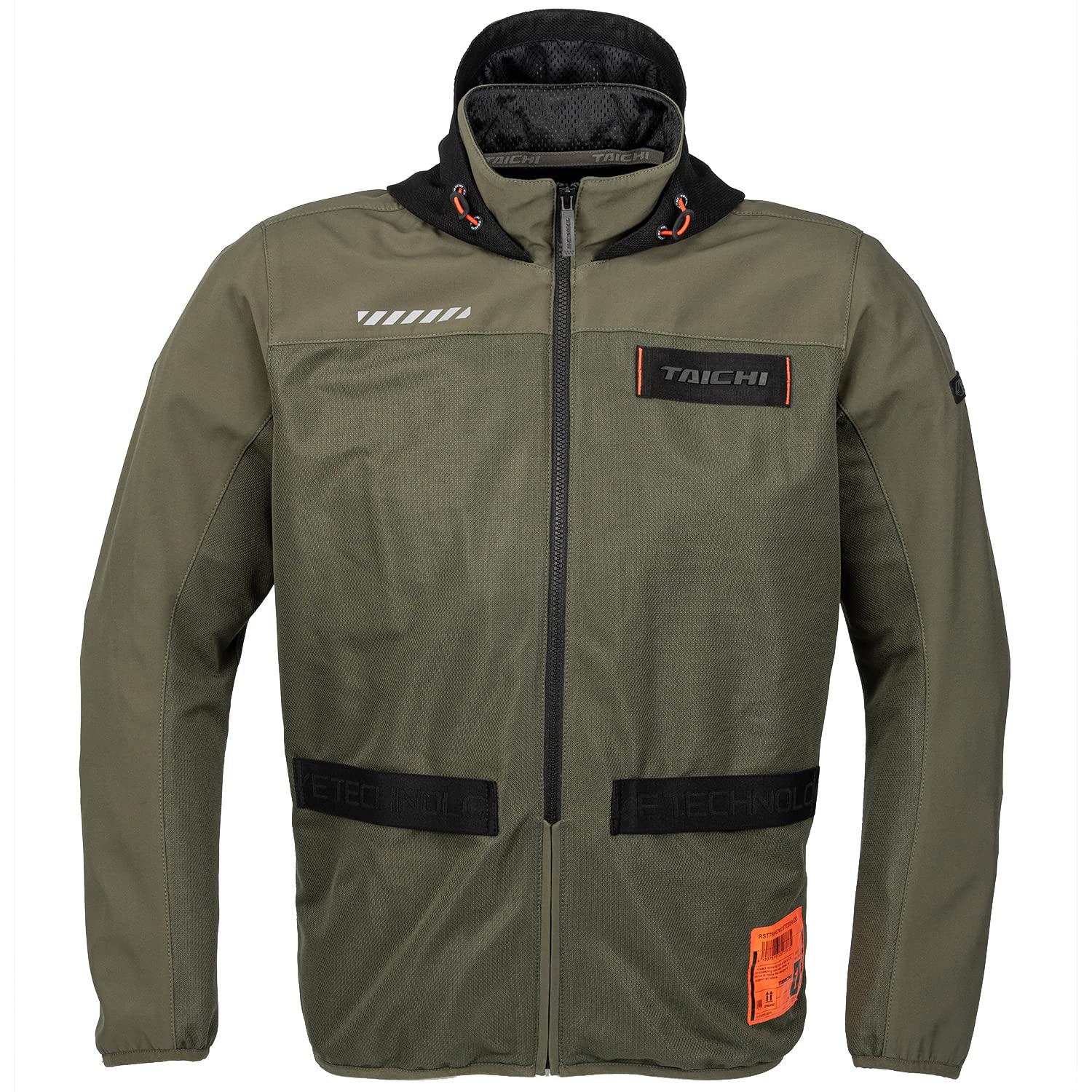 

RS TAICHI Air Flip Мотоциклетная Дышащая CE Фиксированная RSJ334 Размер L Парка, Весенне-летняя Куртка, Сетка, Протектор, Капюшон, ХАКИ,