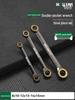 Dual-Ended Ratchet and Flower Wrench Set: Labor-Saving, Quick Two-Way Wrench Tools for Auto Repair (Sizes 8-27).