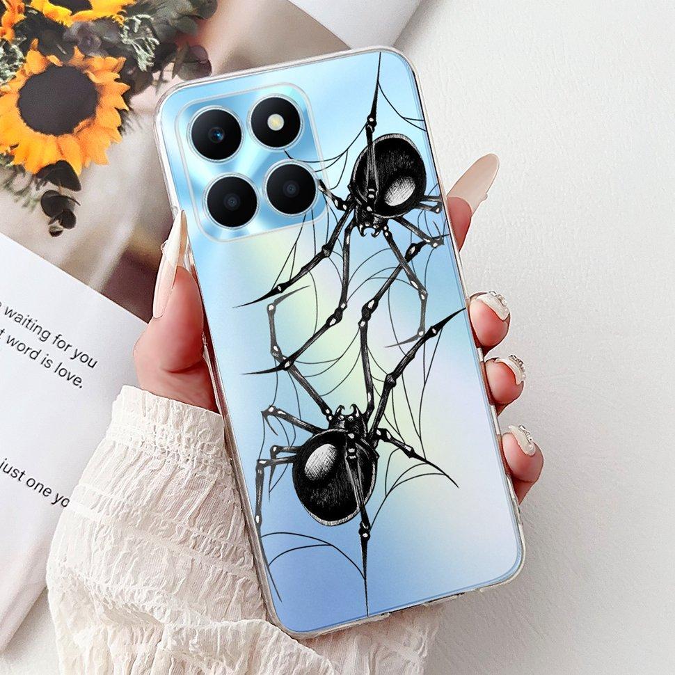 For Huawei Honor X6a Case Cute Animals Soft Silicone Phone Cases For Honor X 6A 6B X6a X6b HonorX6a Cover Ultra-thin TPU Housing