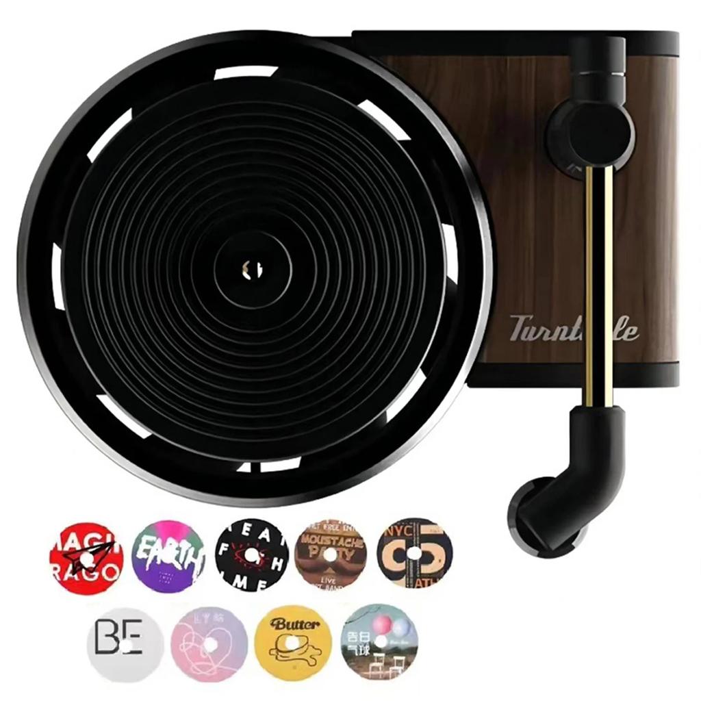 Record Player Aromas Diffuser for Car Airs Outlet Automotive Air-outlet Fragrance Diffuser for Vehicle Car