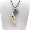 Fashion Brave Men's Pendant Necklace Vintage Bronze Wolf Tooth Alloy Pendant Necklace Fashion Choker Jewelry