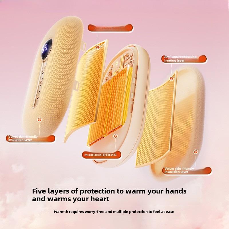 Explosion-proof Electric Hand Warmer Rechargeable Mini USB Hand Range Full Package Velvet Hand Warmer Warmer Portable Gift