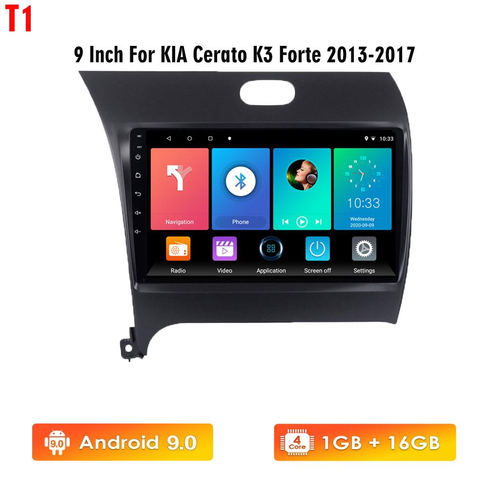 

Icreative Carplay 9 дюймов Android 2 Din автомобильный мультимедийный стереоплеер для KIA Cerato K3 Forte 2013-2017 навигация GPS WIFI радио