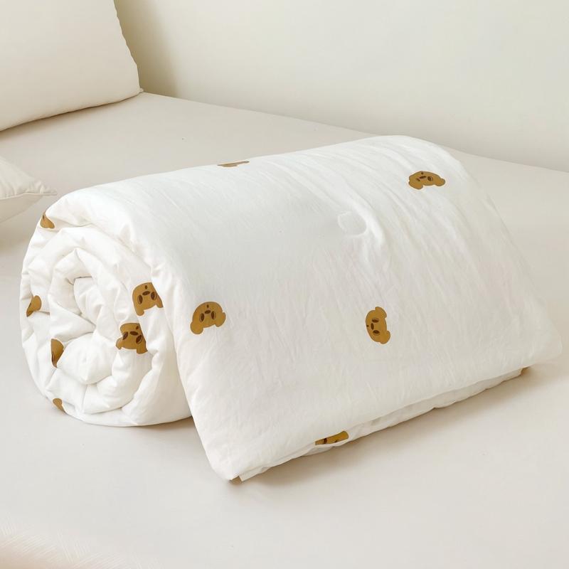 

Супермягкий двухслойный летний плед из пряжи, приятный к коже, дышащий, легкий, стеганое одеяло для детей и взрослых, летнее одеяло 100x150cm