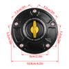 Do Suzuki HAYABUSA GSXR 600 750 1000 K1-K8 SV650/X SV 1000/S Bezkluczykowy szybkozłącze motocyklowe zbiornik paliwa pokrywa zbiornika paliwa
