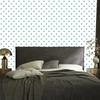 Heart Wallpaper White, Sea Blue, Mint and Light Gray 50x1000