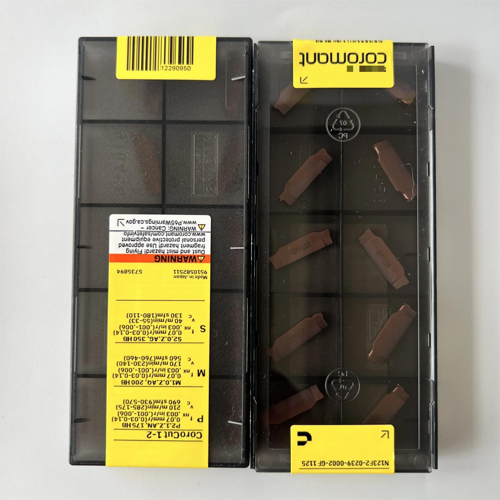 

N123F2-0239-0002-GF 1125 / Industrial indexable Carbide Inserts 10 Pcs