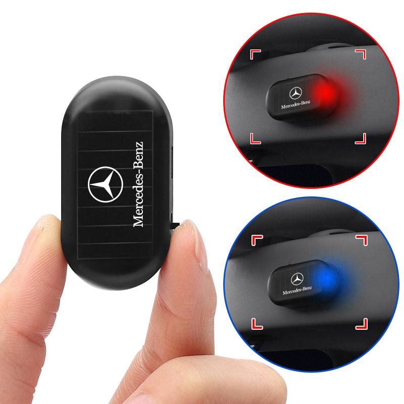 AAUR1 Strobe Signal Security System Flash Warning LED Light Alarm Lamp Stickers For Mercedes Benz C300 C250 C350 C Class W203 W204 C63