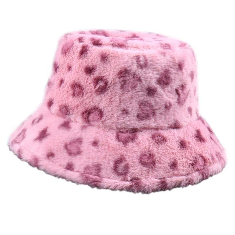 Winter Plush Bucket Hat Warm Fisherman Hat Outdoor Activity Fashionable Hat for Outdoor Activities and Daily Wear