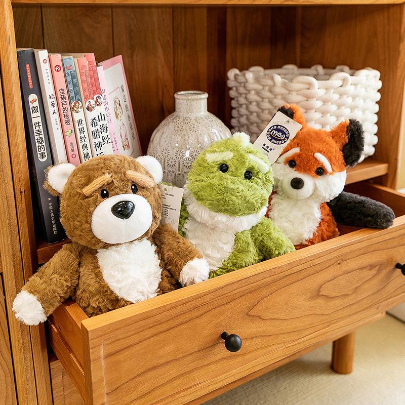 Dinosaur Raccoon Doll Granular Animal Doll Plush Toy Children Sleeping Pillow Grabbing Machine Doll