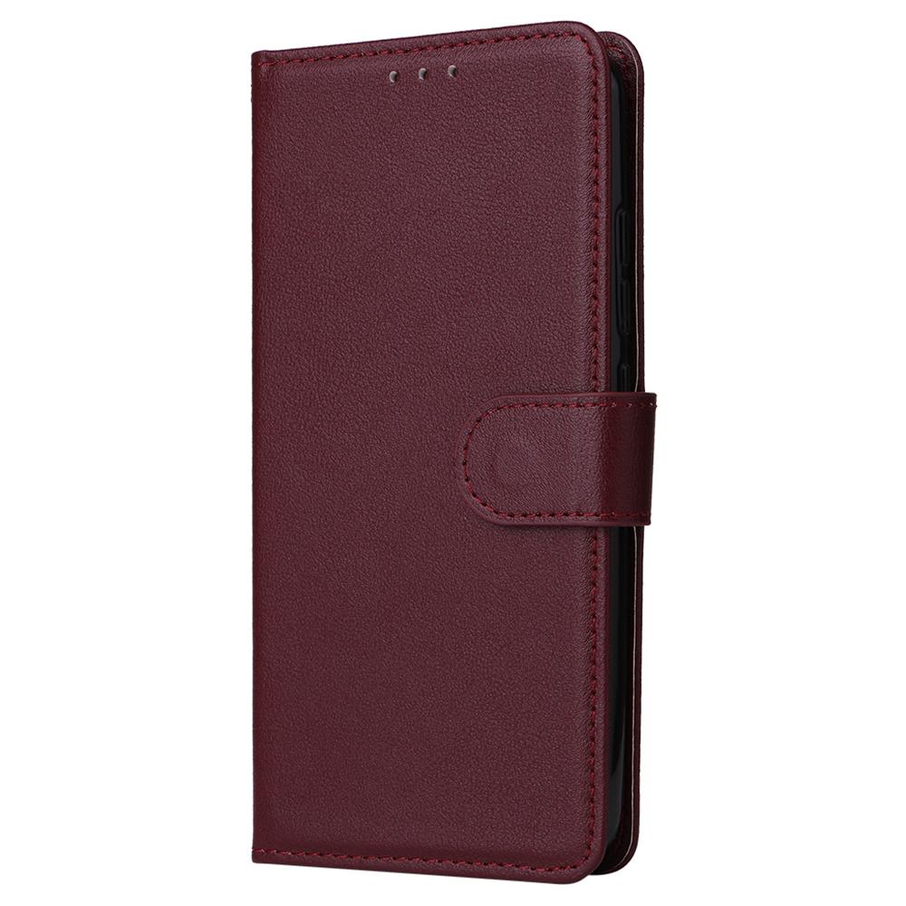 For Samsung Galaxy A14 5G Case Scratch-proof PU Leather Phone Stand Cover with 3 Card Holders