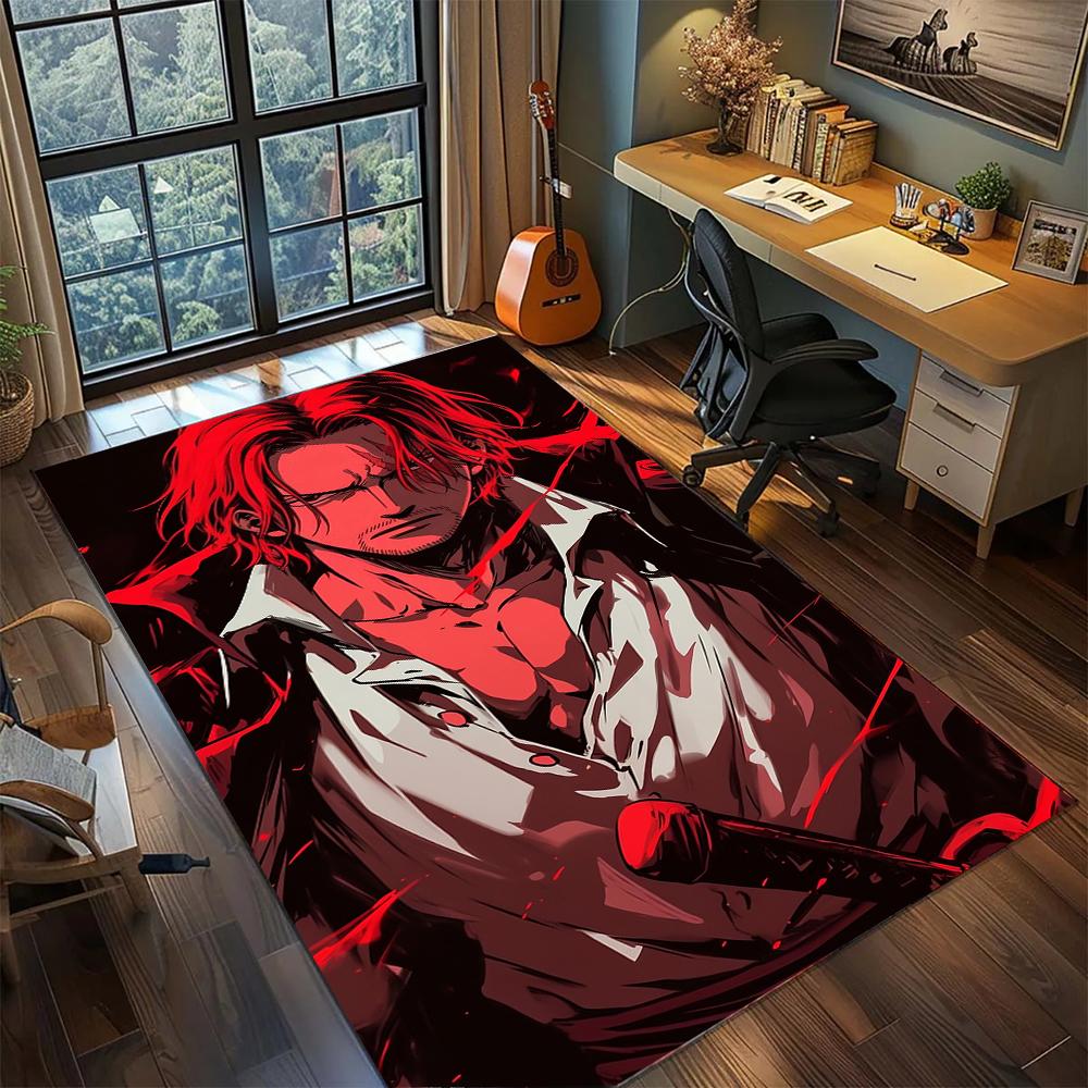 

Legendary Shanks Marineford War Entrance Rug Carpet Large Area Rug Non Slip Washable Floor Mat Gamer Room Bedroom Home Decor 60x90cm