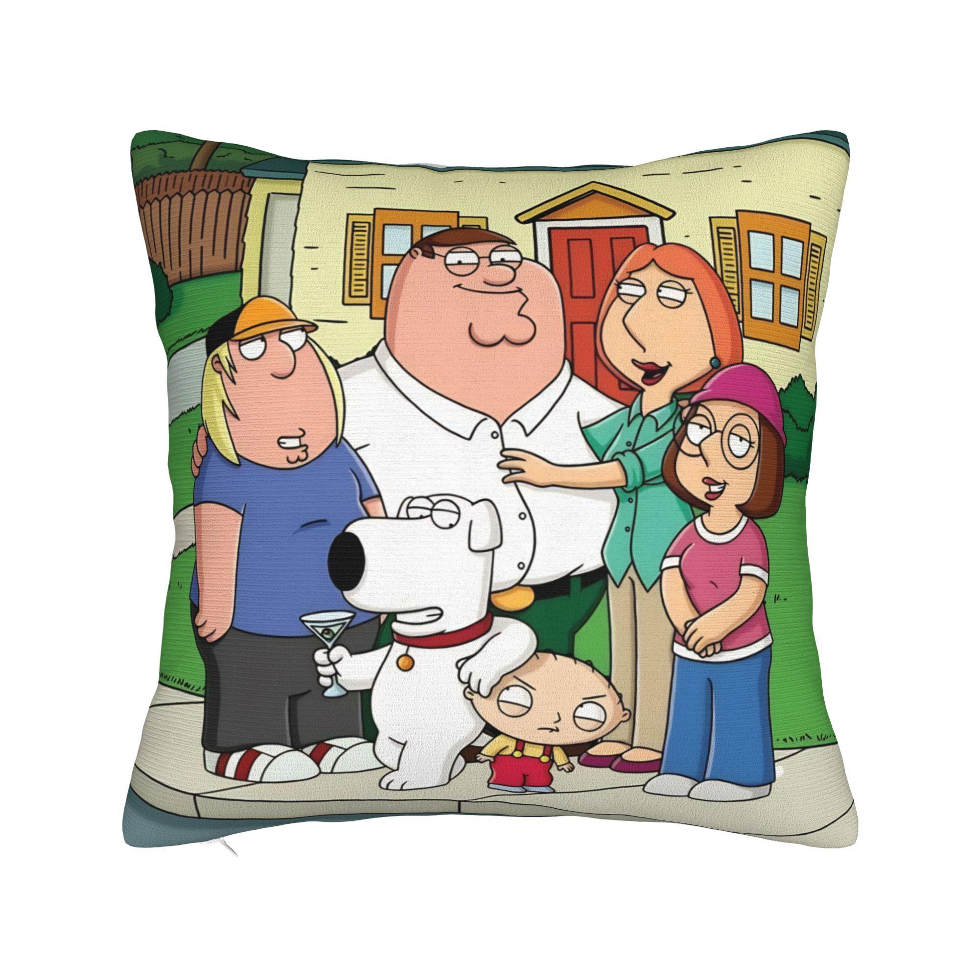 

Подушки с принтами F-Family Funny Guy Чехол для подушки Мерч Подарок Наволочка Чехол для подушки Диван Разные размеры 12x12Inch