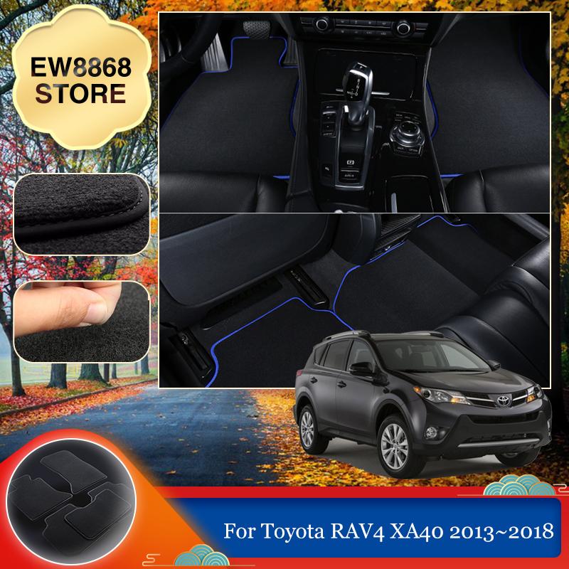 

Автомобильный коврик для Toyota RAV4 RAV 4 XA40 2013 ~ 2018 2014, чехол для ног, ковер, автозапчасти, коврик для отделения, коврик на заказ