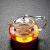 High Quality Heat Resistant Glass Flower Tea Pot Glass Teapot with Infuser Boiling Coffee Leaf Herbal Tea Kettle Kung Fu Tea Set