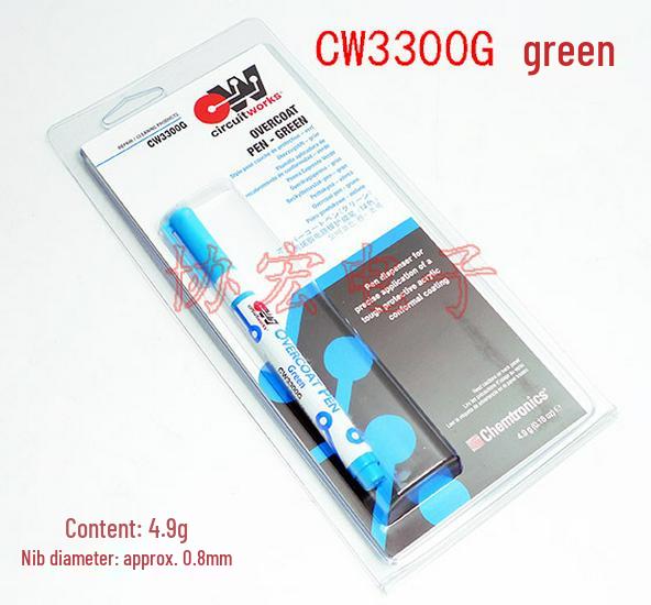 ITW CW3300 Protective Film/Coating/Green Oil Pen for Circuit Boards CW3300G