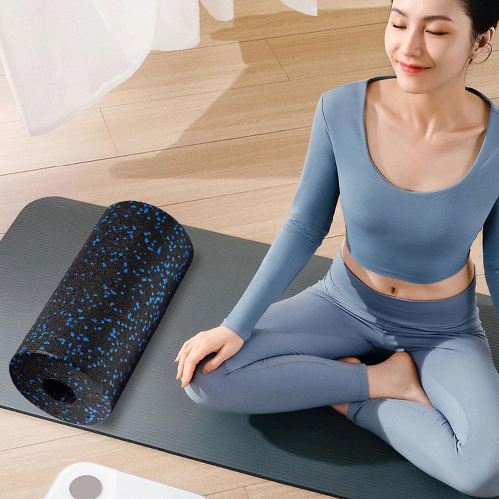 Foam Roller Yoga Column High Density Exercise Roller Multi-Function EPP Hollow Massage Roller Non Slip for Yoga Pilates