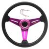 Volante de Carreras de PU de 14 Pulgadas para Karts