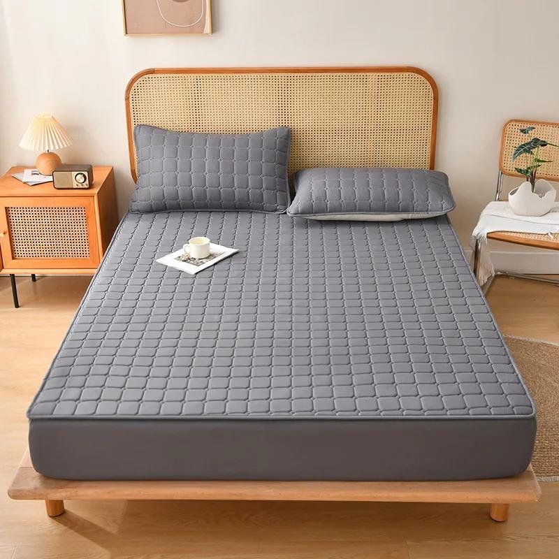1pc Soft and Breathable Class A Maternal and Child Grade Thick Mattress Cover,100% Waterproof Mattress Protector (No Pillowcase)