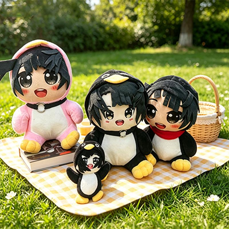 Bambola Peluche Pinguino Kawaii Calda Carina Gugu Gaga Meme Animale di Peluche Morbido Giocattolo di Peluche Regalo di Compleanno per Bambini Fan Bambola Zaino