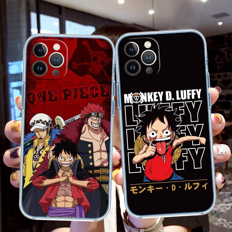 Luffy One Piece Soft Shell Transparent Phone Case for Samsung Galaxy A04 A04S A14 A23 A34 A54 M23 M33 M52 M53
