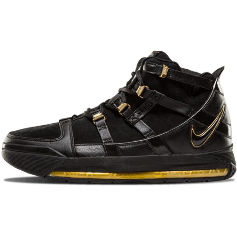 Nike LeBron 3 Black Gold 2018 Sneakers AO2434-001