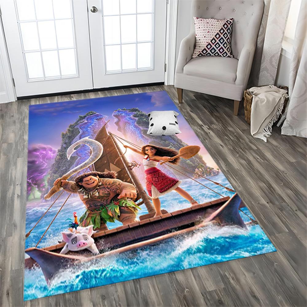 Moana's Adventure On The Waves rug for Living Room rug, Bedroom, Study Room, Hallway Decoration, Perfect for Home Decoration or Holiday Gifts