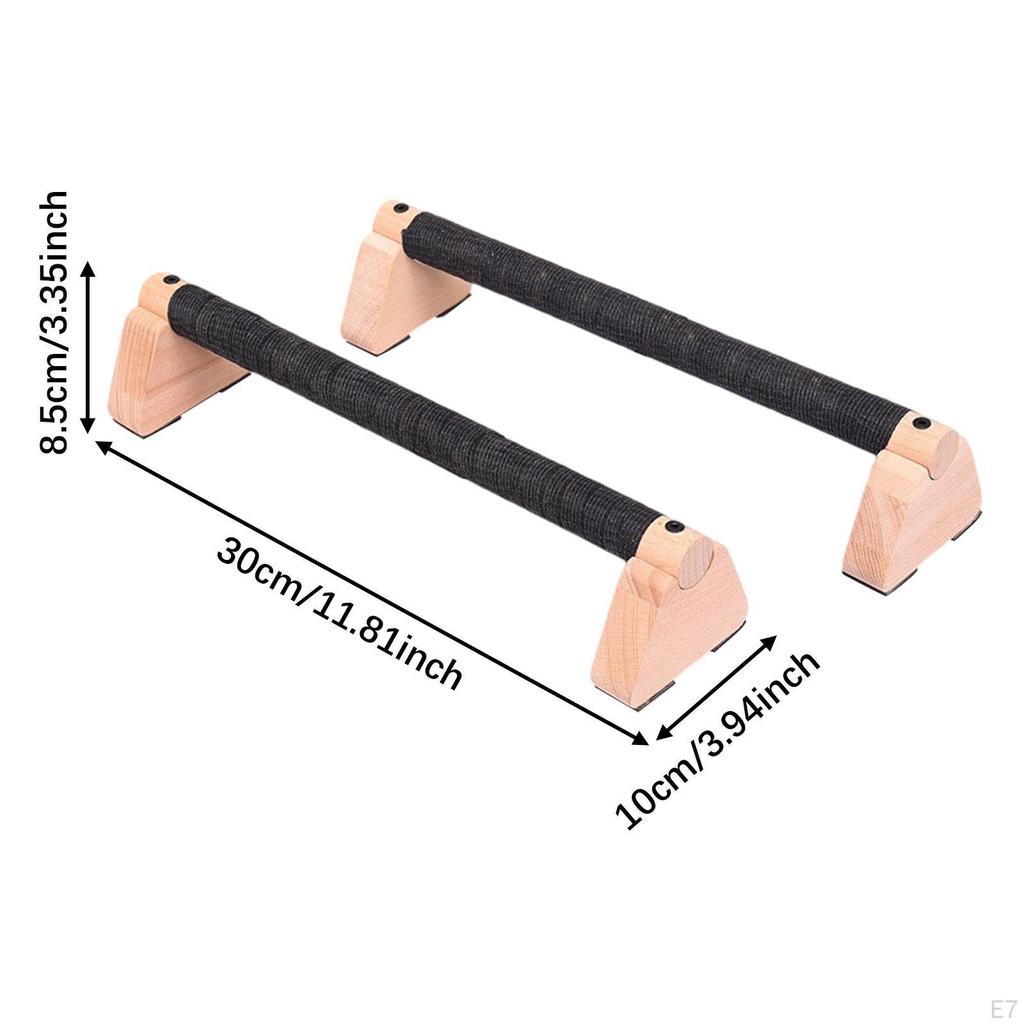 2 Pieces Push Up Bar Exercise Brackets Sturdy Structure Supplies Portable Handles Pushup