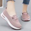 Fashion Plus Size Breathable Knitted Sneakers for Women Soft Sole Comfort Slip On Walking Shoes Woman Lightweight Non Slip Casual Shoes