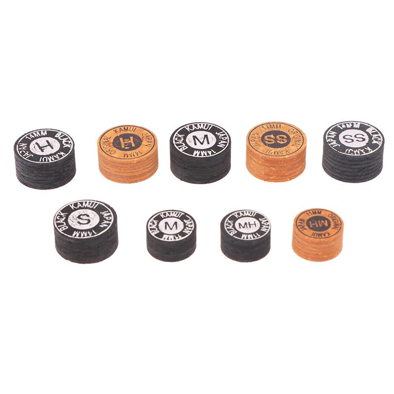 Kamui Tips 11/14Mm Japonské Kulečníkové Karambolové Poolové Špičky Kulečníkové Tágo Špičky H M S Hm Ss Tvrdost Snookerové Kulečníkové Příslušenství