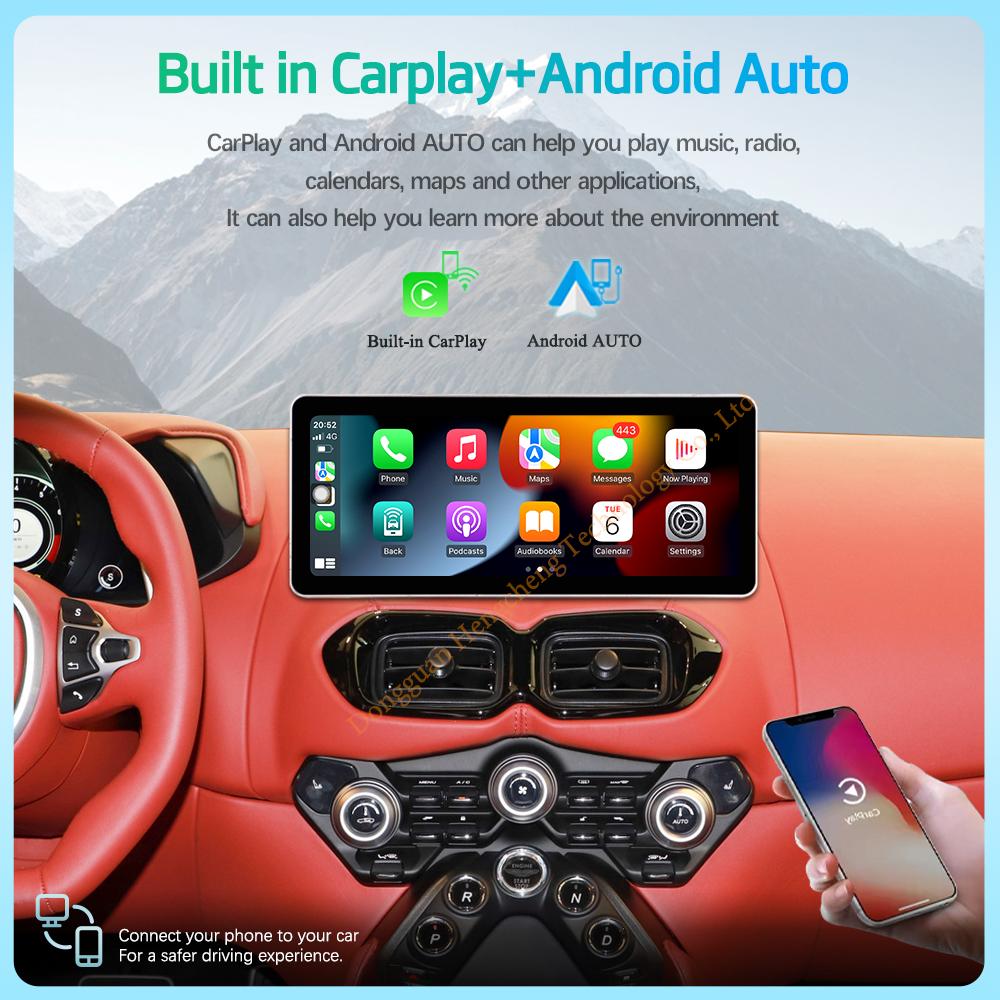 12.3Inch For Aston Martin V8 2018-2025 Car Multimedia Video Player GPS Navigation Radio Android12 8Core CarPlay 4G 360Camera