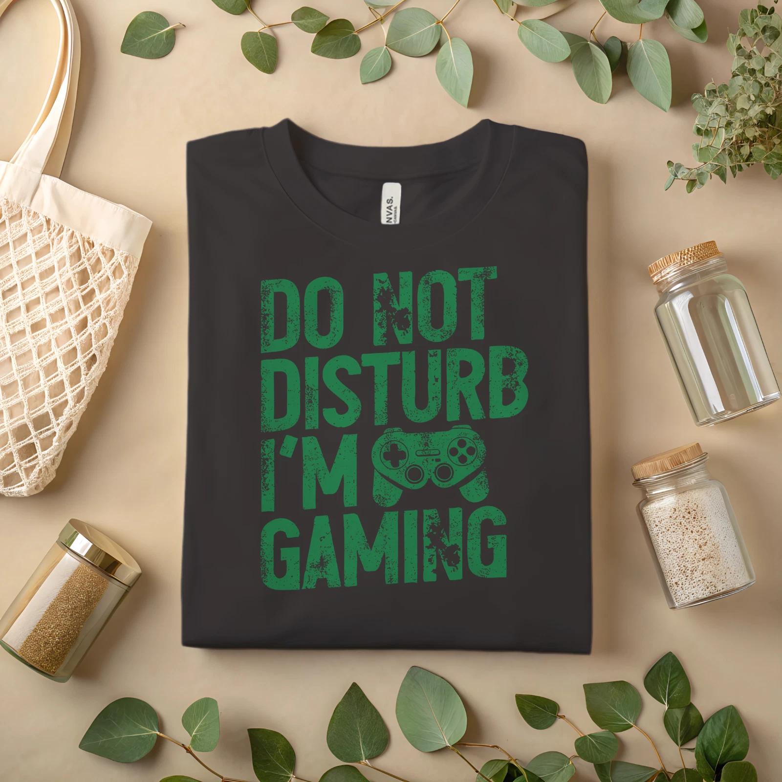 

Do Not Disturb I’m Gaming T-Shirt – Funny Gamer Tee for Video Game Lover A339 S