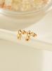 Minimalpiercing 14K Mini Teddy Bear Rabbit Piercing Earrings