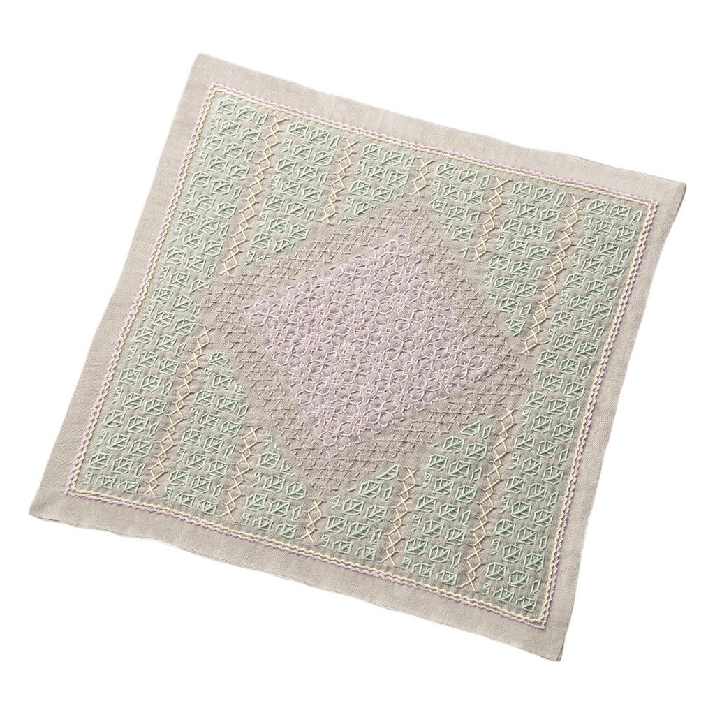 Olympus Sashiko Sashiko Flower Dishcloth Kit Sakura Kit, "La bouquetiere" (SK-433)