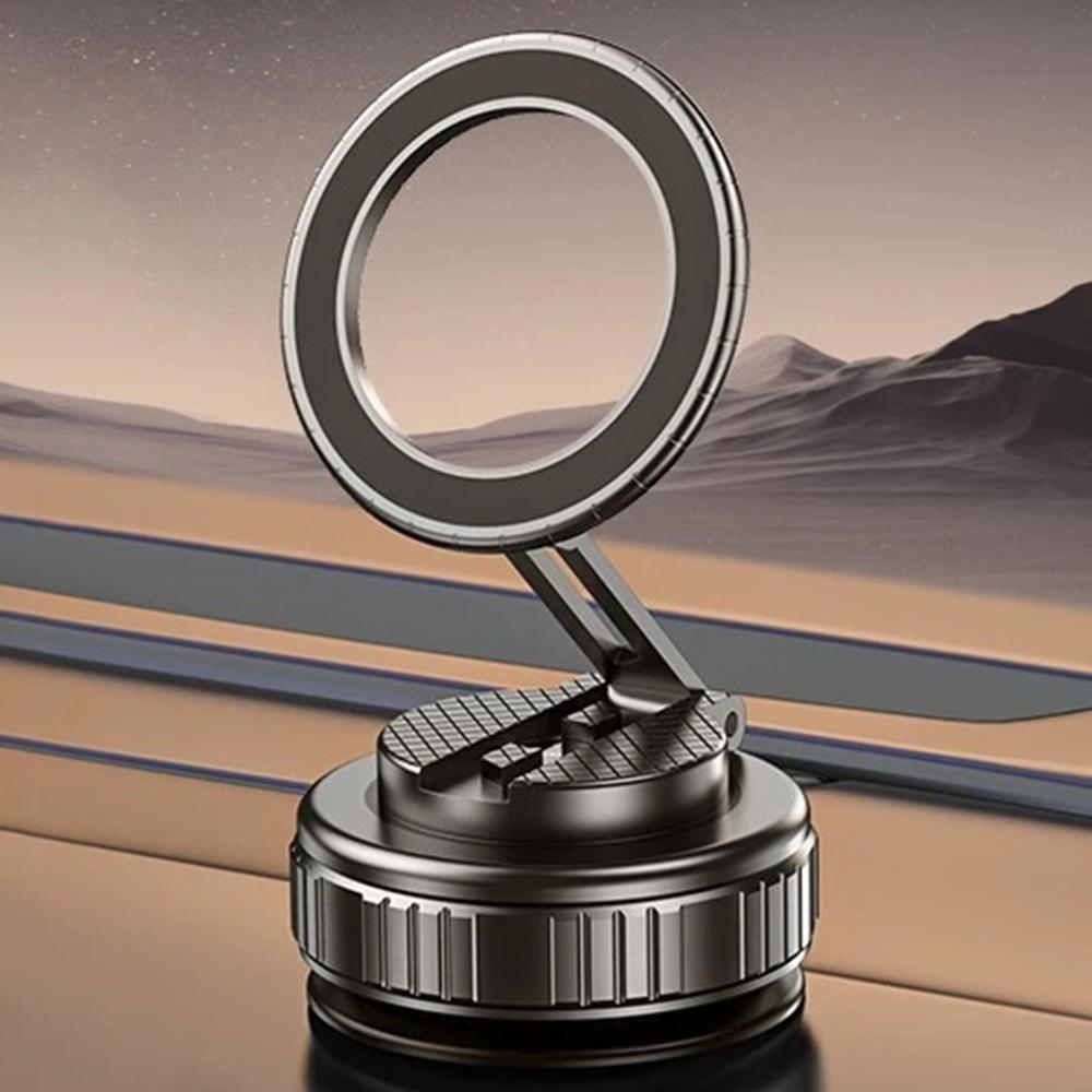 

G712 360 Degree Rotation Vacuum Suction Cellphone Holder Dashboard Stand Car Magnetic Phone Mount A
