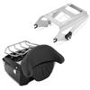 Topcase kompatibel mit Harley Davidson Touring 97-13 Groß mit Gepäckträger + Montagehalterung kompatibel mit Gepäck