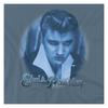Elvis Presley Unisex Adult Blue Suede Fade T-Shirt