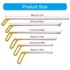 6Pcs Professional Push Rod Hooks Car Dents Repair Tool Crowbars Universal Car Dents Repair Tool Easy To Use
