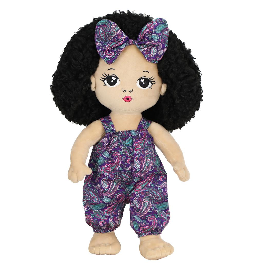 

Cuter Afro Doll Plush Toy With Explosive Hair For Kids Gift And Collectible Play Girl