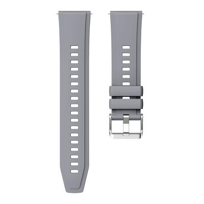 22mm Silicone Strap for Xiaomi Watch S4 Sport/Redmi Watch 5 Active Watch Band with Silver Buckle