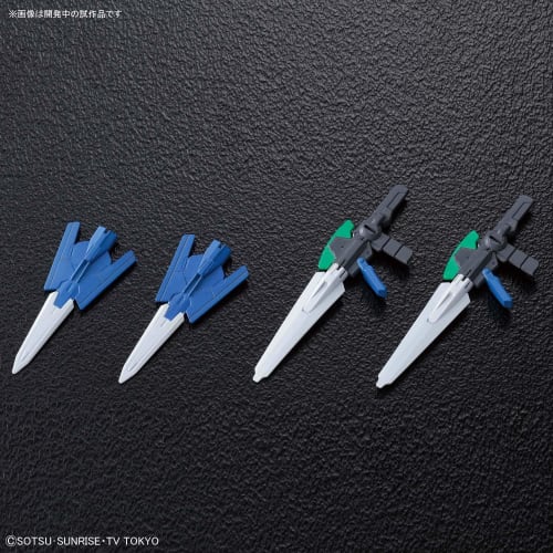 SD Gundam Cross Silhouette Gundam 00 Diver Ace Barevně kódovaný plastový model
