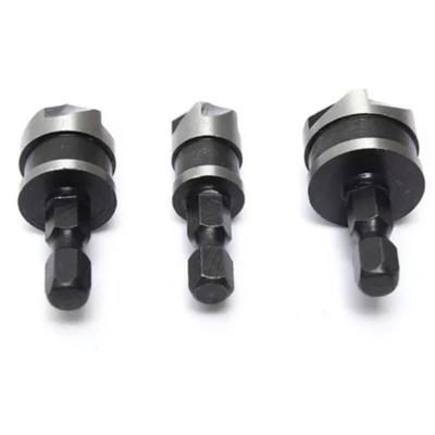 Hexagonal Shank Chamfer Drill Bit Chamfering Tool 90 Degree Chamfering Grinding Drill Bit Durable High Quality Hole Punch