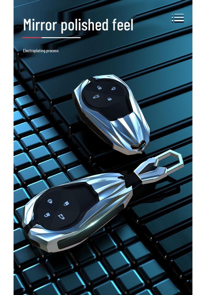 Nio Key Case for ES6, ES8, EC6, ET7 - Car Buckle Shell for 21 Models - Men's Interior Accessories