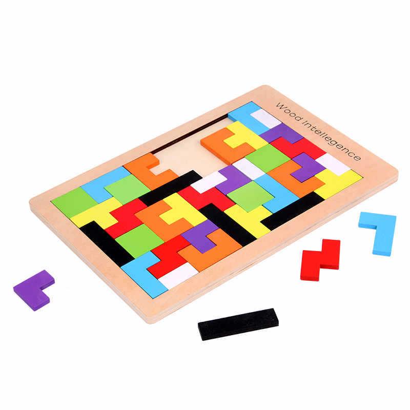 Tetris Building Blocks - Educational Tangram Puzzle for Kids